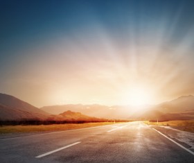 Sunrise and sunset beautiful natural landscape Stock Photo 23