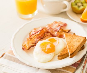 Traditional american breakfast Stock Photo 06