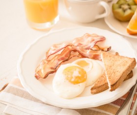 Traditional american breakfast Stock Photo 09