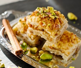 Turkish baklava Stock Photo