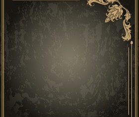 Vintage background with decor frame vectors 04