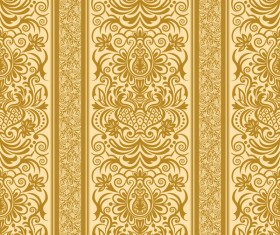 Vintage ornamental template with pattern vector
