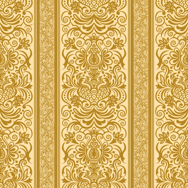 Vintage ornamental template with pattern vector