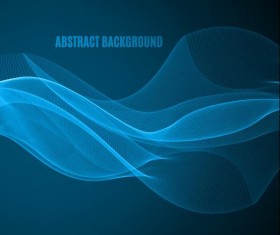 Wavy abstract wave background vector