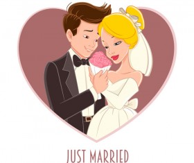 Wedding card design vectors 03