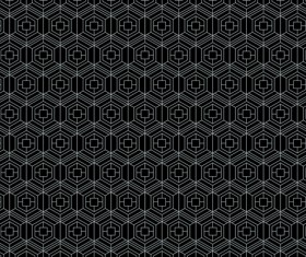 White lines seamless pattern vector 05