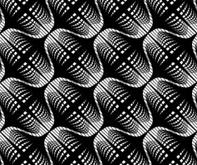 White with black seamless pattern abstract vector 01