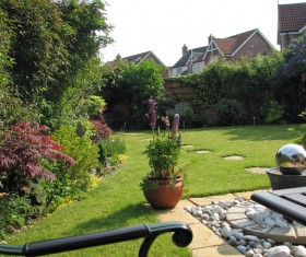 beautiful garden Stock Photo 09