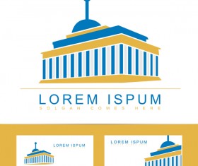university or library logo vector