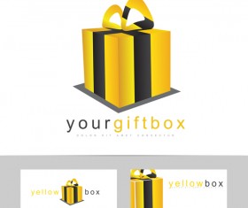yellow box logo vector