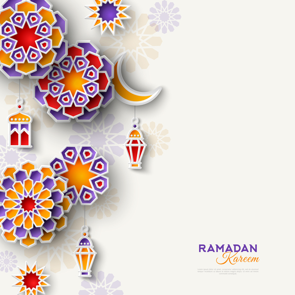 2018 Ramadan kareem festival vector material 08