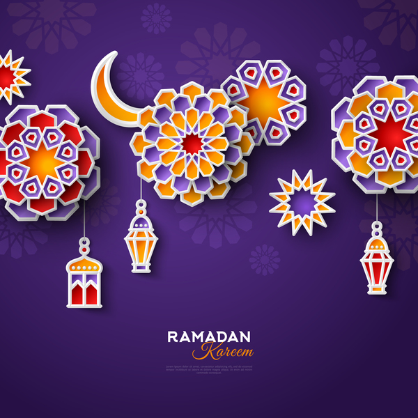 2018 Ramadan kareem festival vector material 12