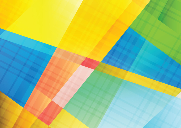 Abstract checkered colored vector