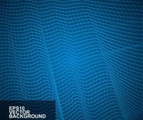 Abstract lines with blue background vector 01