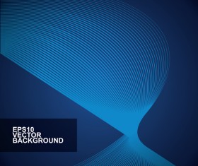 Abstract lines with blue background vector 02
