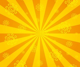 Abstract sunlight with sun sign background vector
