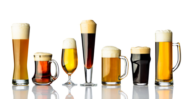 All kinds of taste beer Stock Photo 01