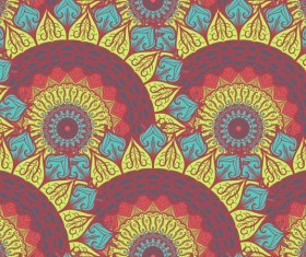 Aztec ethnic seamless pattern vector 04