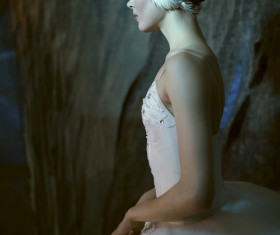 Beautiful female ballet dancer Stock Photo 01