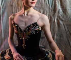 Beautiful female ballet dancer Stock Photo 02