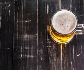 Beer on the desktop Stock Photo 03