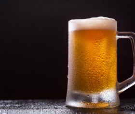 Beer on the desktop Stock Photo 04