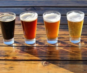 Beer on the desktop Stock Photo 07