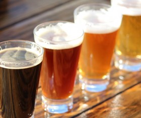 Beer on the desktop Stock Photo 09