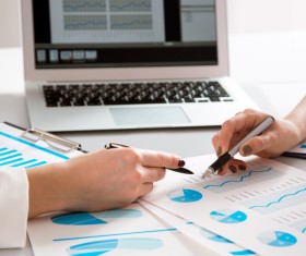 Business data analysis Stock Photo 01