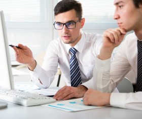 Business data analysis Stock Photo 02