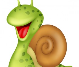 Cartoon snails vector