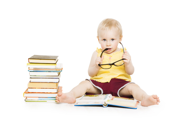 Children and books Stock Photo