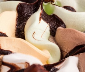 Chocolate ice cream Stock Photo 02