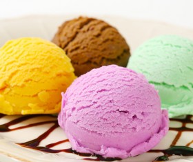 Chocolate ice cream Stock Photo 05