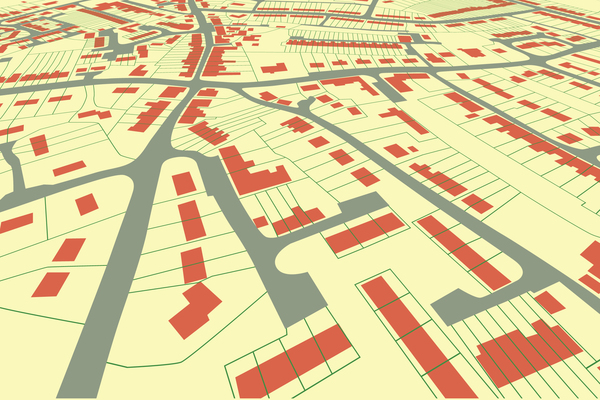 City housing map design vector 03