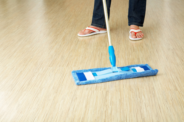 Cleaning the floor Stock Photo 01