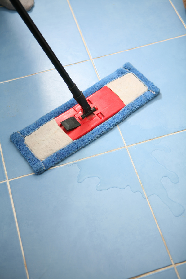 Cleaning the floor Stock Photo 02