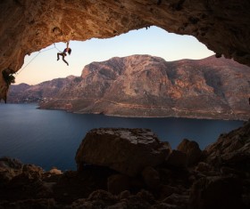 Climbing freehand Stock Photo 01
