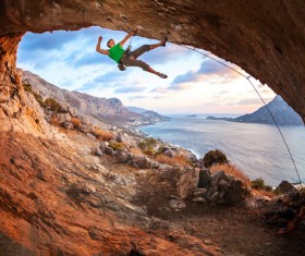 Climbing freehand Stock Photo 02