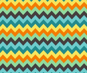 Colored zigzag seamless patterns vector 01