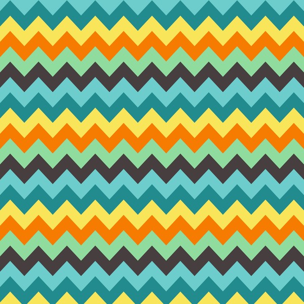 Colored zigzag seamless patterns vector 01