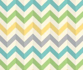 Colored zigzag seamless patterns vector 05