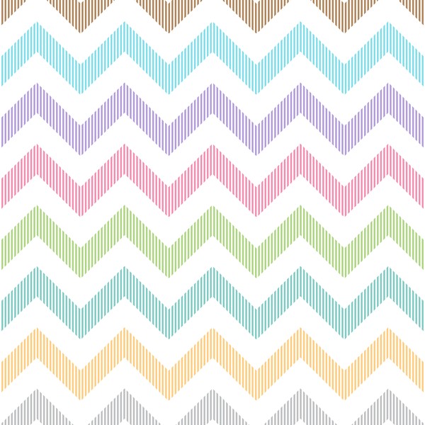Colored zigzag seamless patterns vector 07