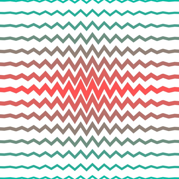 Colored zigzag seamless patterns vector 15