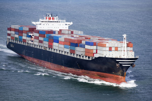 Container freight ship Stock Photo 01