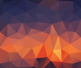 Creative polygonal backgrounds abstract vector 01