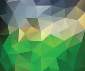 Creative polygonal backgrounds abstract vector 02