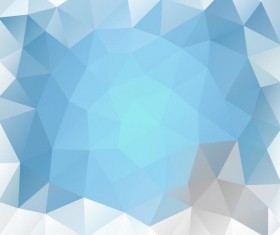 Creative polygonal backgrounds abstract vector 06