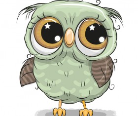Cute cartoon owl vectors design 01