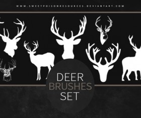 Deer Photoshop Brushes